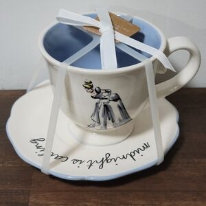 Rae Dunn X Cinderella Teacup and Saucer Set